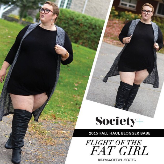 thigh high boots | Flight of the Fat Girl